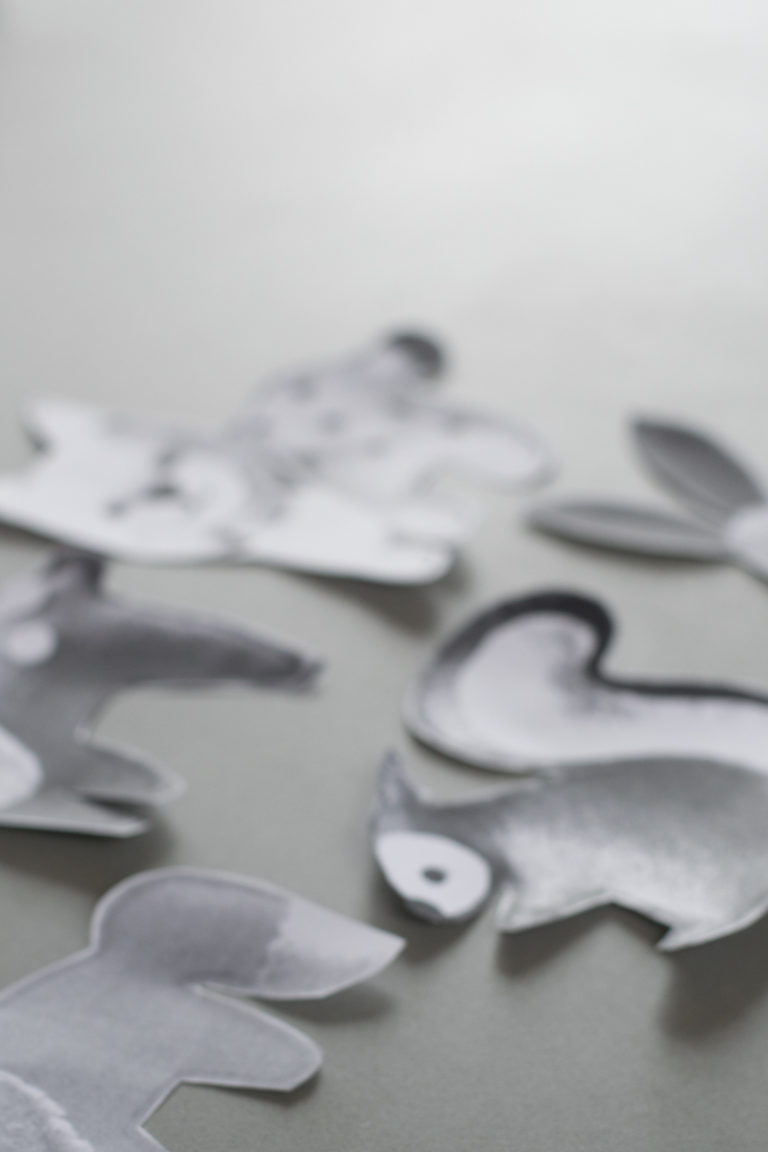 Baby Filz Mobile Waldtiere zum Selberbasteln | Anleitung für ein Babymobile