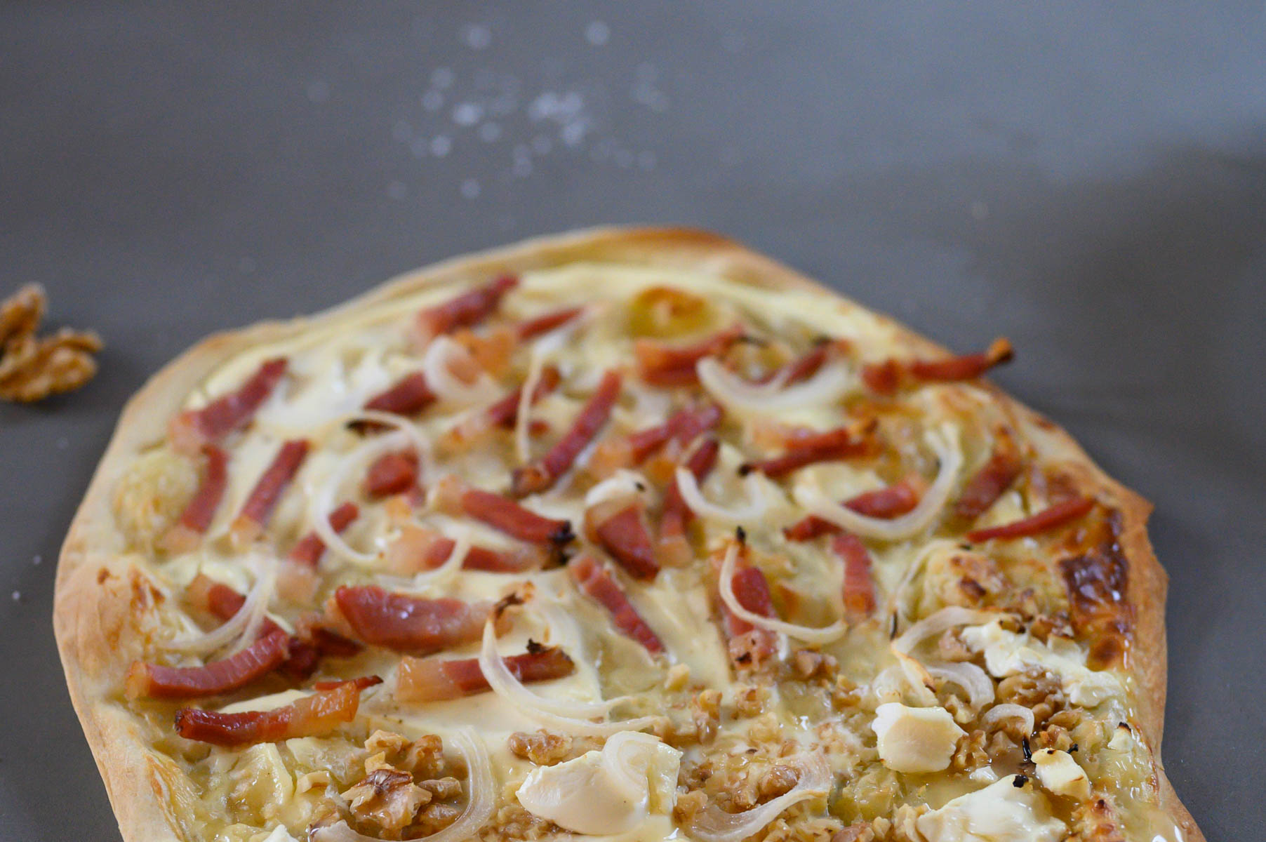 Bestes Flammkuchen Rezept Teig Und Belag Mit Oder Ohne Thermomix 